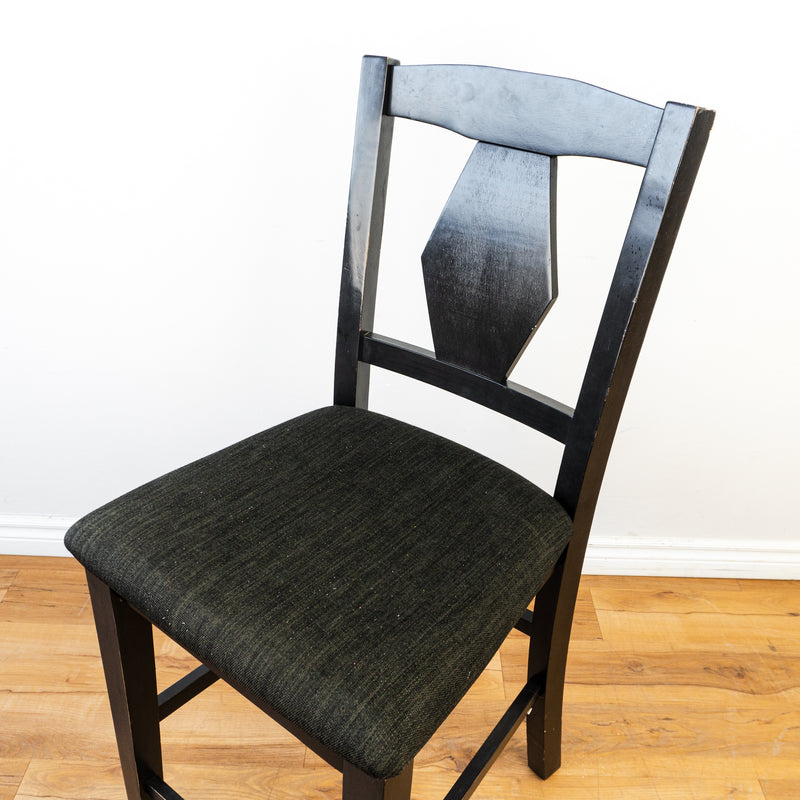 Wooden Dining Chair in Dark Grey