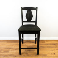 Wooden Dining Chair in Dark Grey