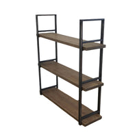 24-inch W 3-Tier Wooden Wall Shelf