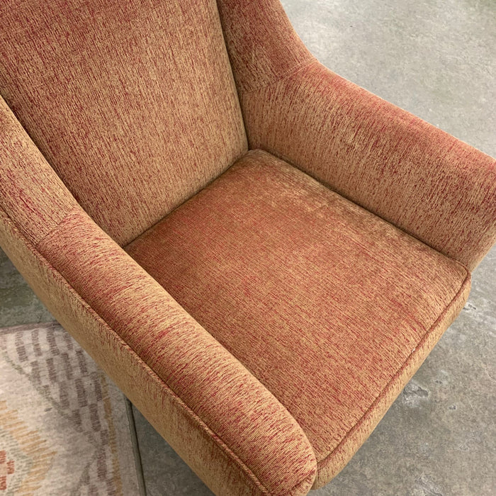 30-inch W Fabric Accent Chair in Pink