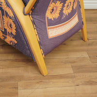 30-inch W Fabric Lounge Chair in Purple