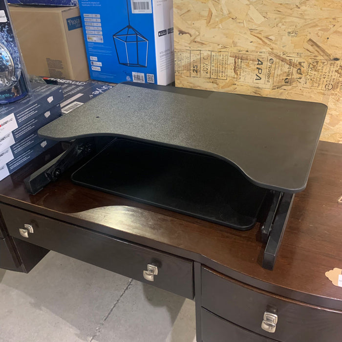 30-inch W Standing Desk Converter in Black