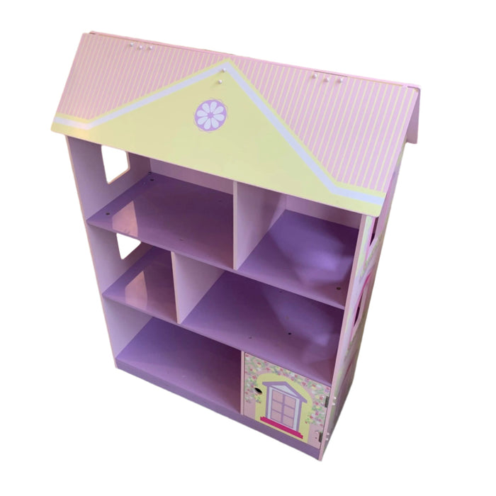 30-inch W Wooden Pink Kids Cabinet Doll House
