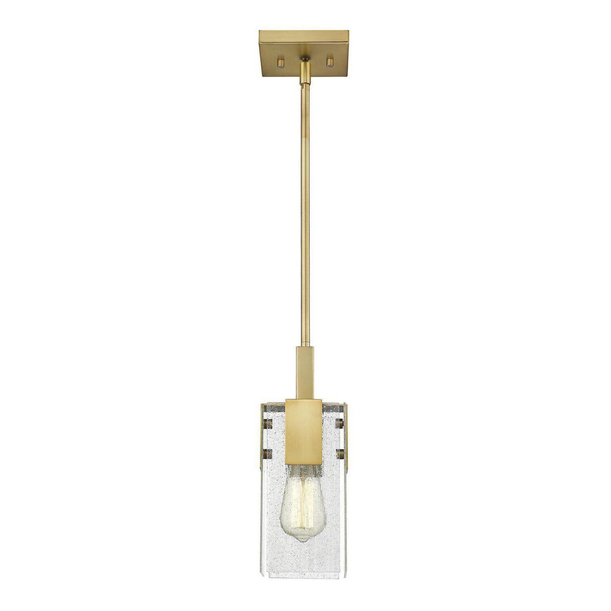 Gantt Contemporary Vintage Brass Mini Pendant