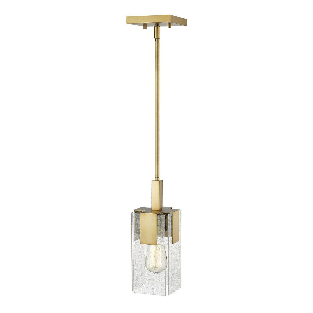 Gantt Contemporary Vintage Brass Mini Pendant