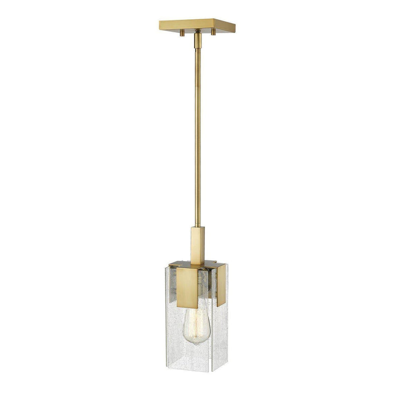 Gantt Contemporary Vintage Brass Mini Pendant