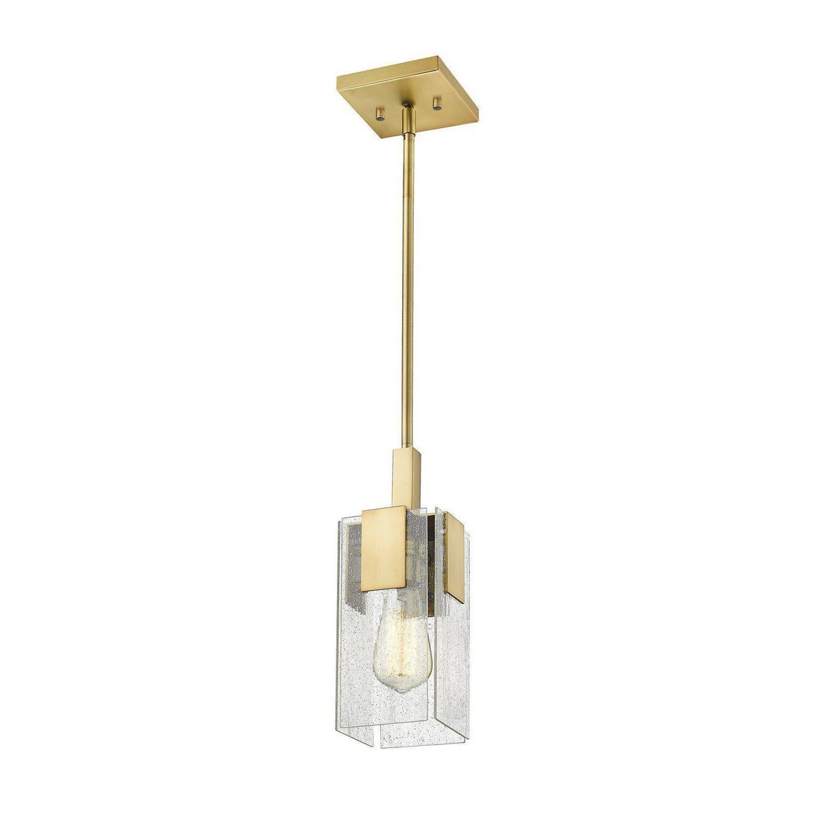 Gantt Contemporary Vintage Brass Mini Pendant