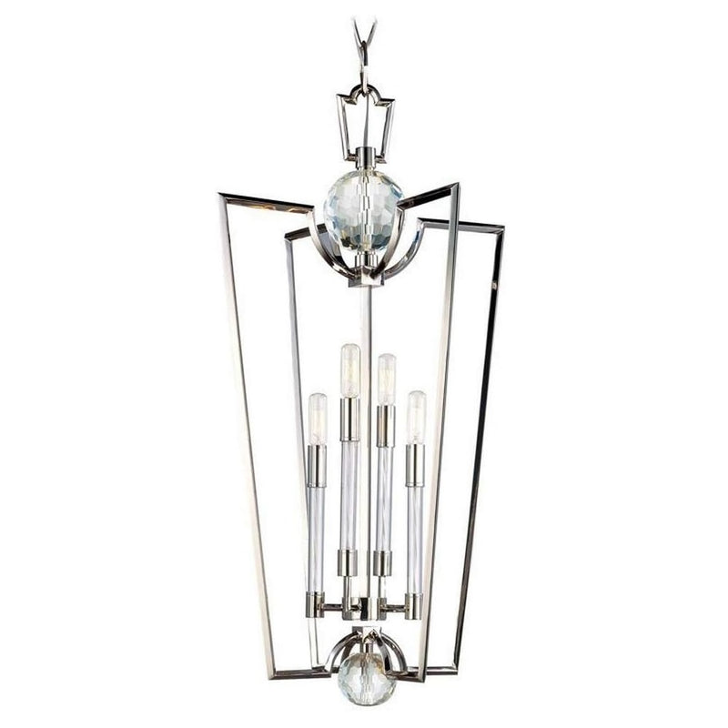 Waterloo 4-Light Pendant - Polished Nickel