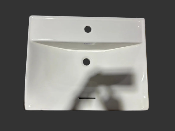 Contemporary Gerber White Porcelain Bathroom Sink