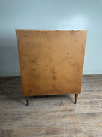 Mid-Century 4 Drawer Tallboy Dresser