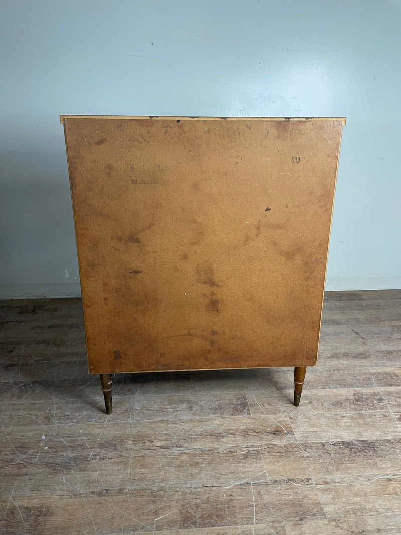 Mid-Century 4 Drawer Tallboy Dresser
