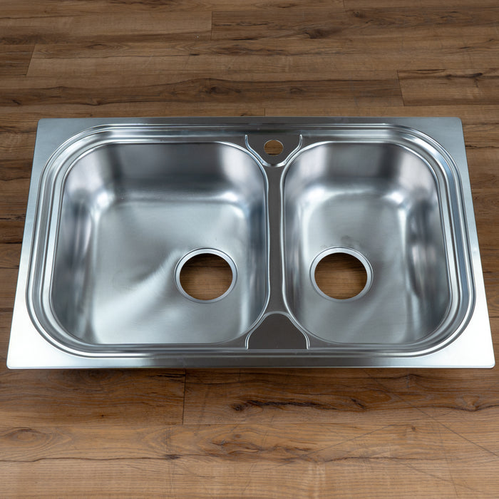 31-inch Bowl and a Half Stainless Steel Sink