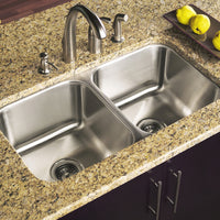 31 1/2-inch Double Basin 50/50 Stainless Steel Sink