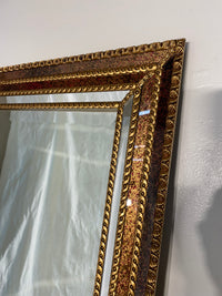 Gold-Toned Carved Framed Mirror