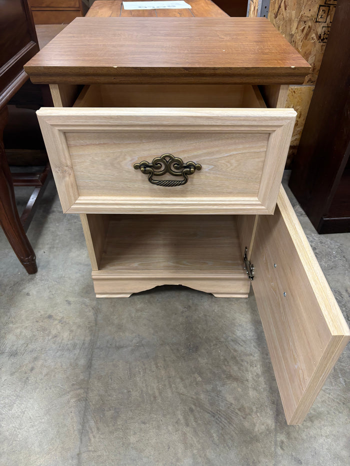 Light Wood Nightstand