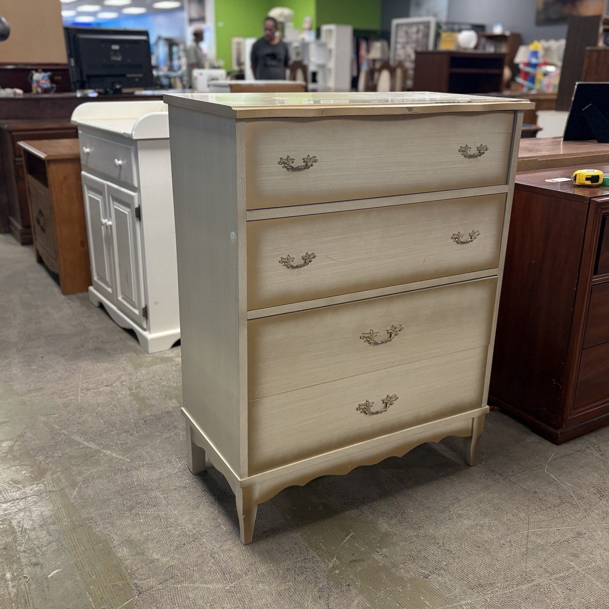 32-Inch French Provincial Dresser White