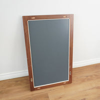 32-inch H Wooden Frame Wall-Hung Mirror