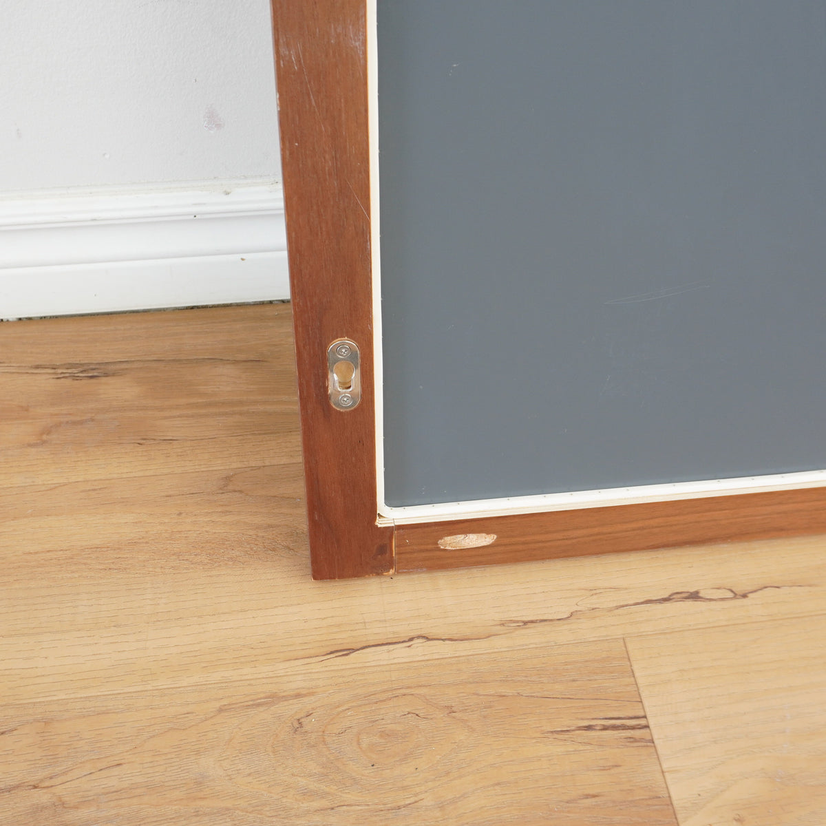 32-inch H Wooden Frame Wall-Hung Mirror