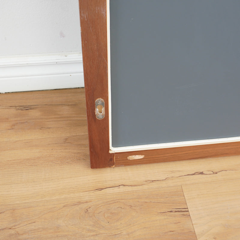 32-inch H Wooden Frame Wall-Hung Mirror