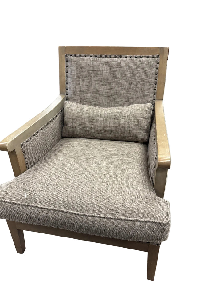 Old Fashioned Brown Armchair