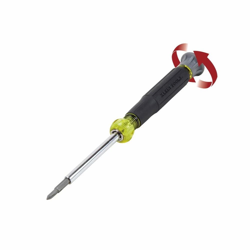 Multi-Bit 32581 Electronics Pocket Screwdriver, 4-in-1 w/ Ph, Sl Bits