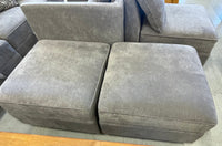 Modular 7-piece Sofa Set with Underseat Storage - Medium Gray
