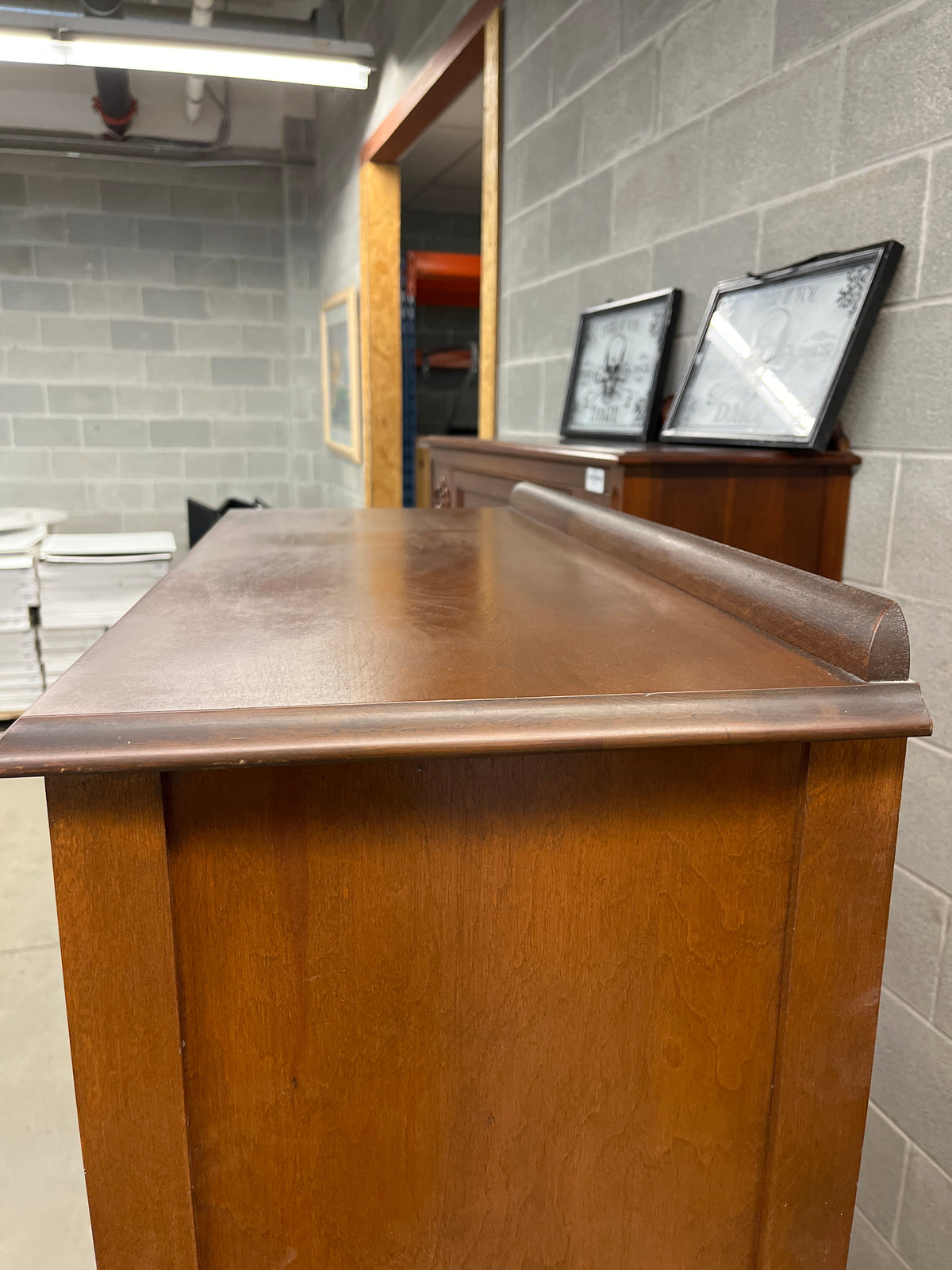 35"W Art Deco Curio Cabinet