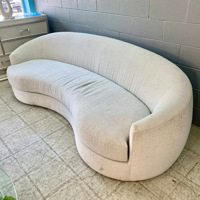 100-Inch Grace Curved Upholstered Sofa