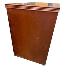Cherry Wood Storage Cabinet With Double Doors