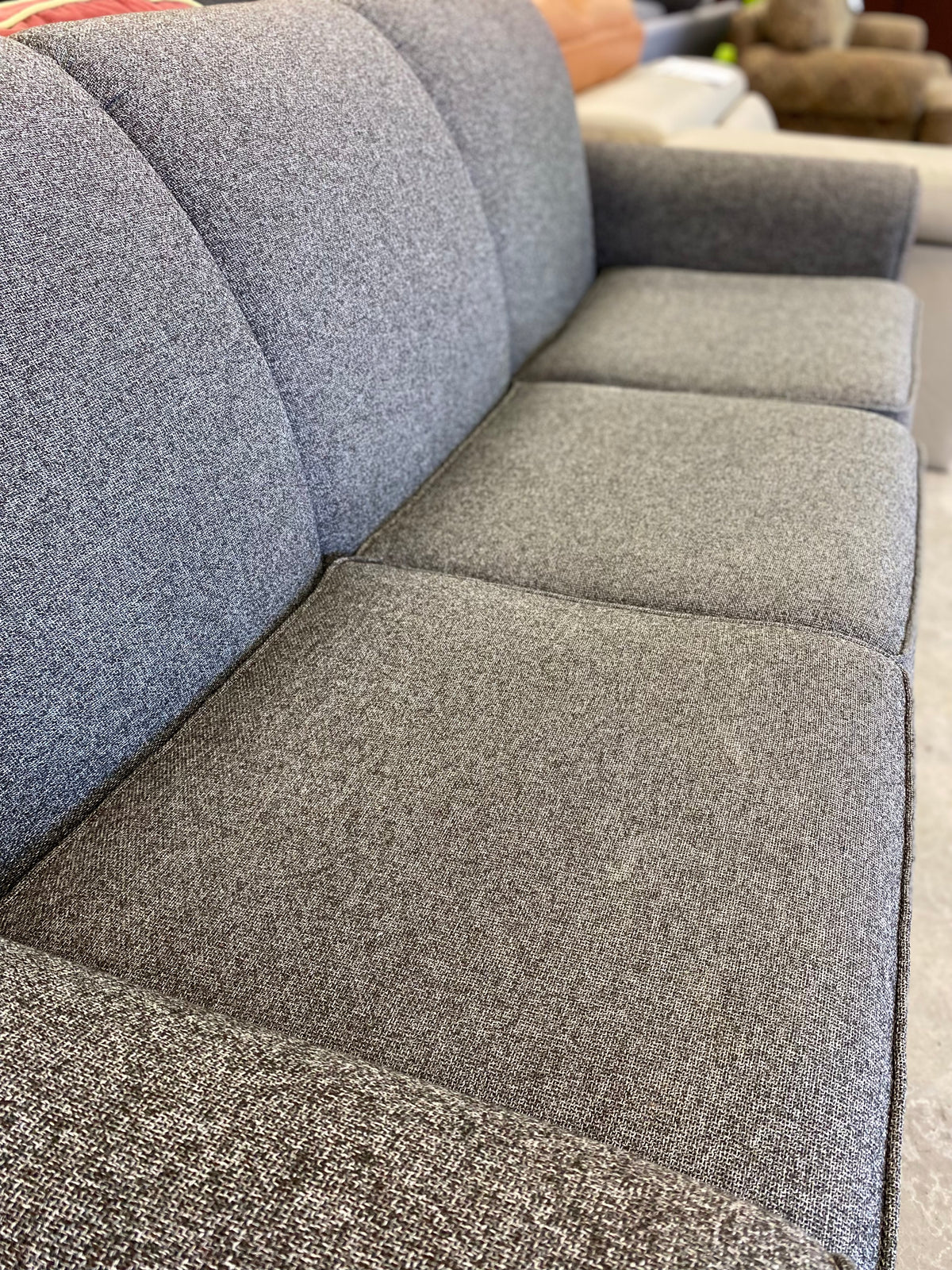 Modern Grey 3-Seater Sofa