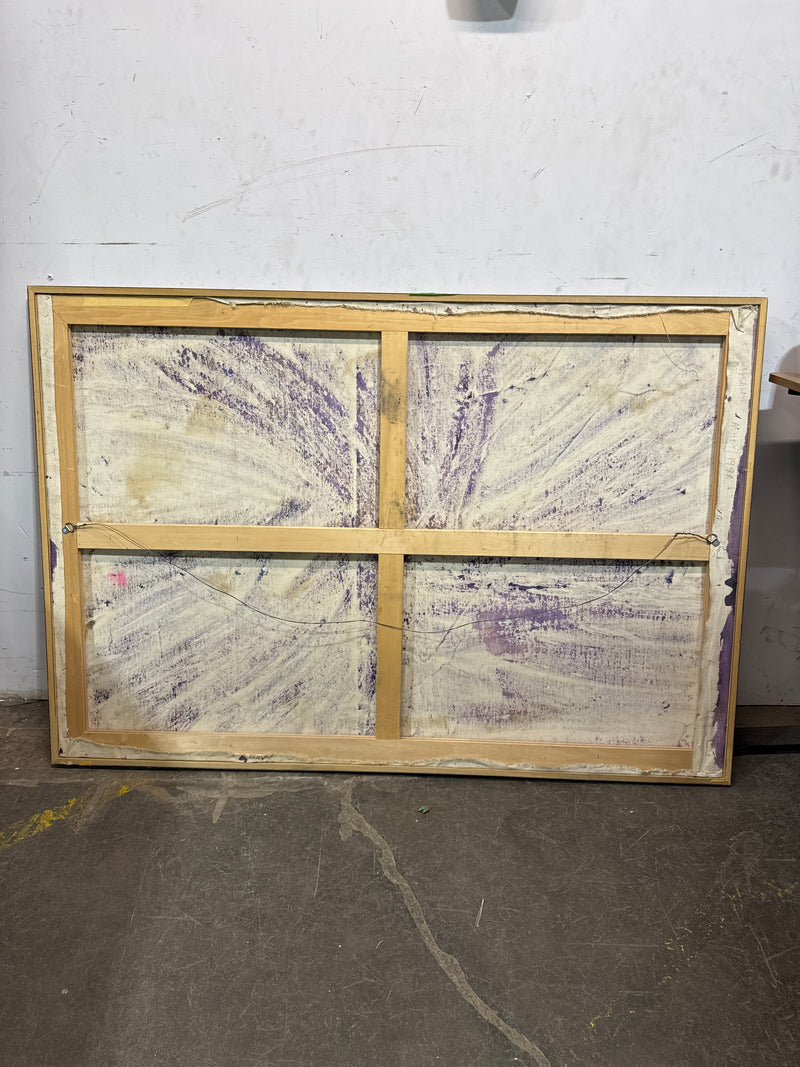 Abstract in Purple - Framed Art