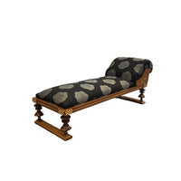 35-Inch Long Victorian Mahogany Chaise Lounge