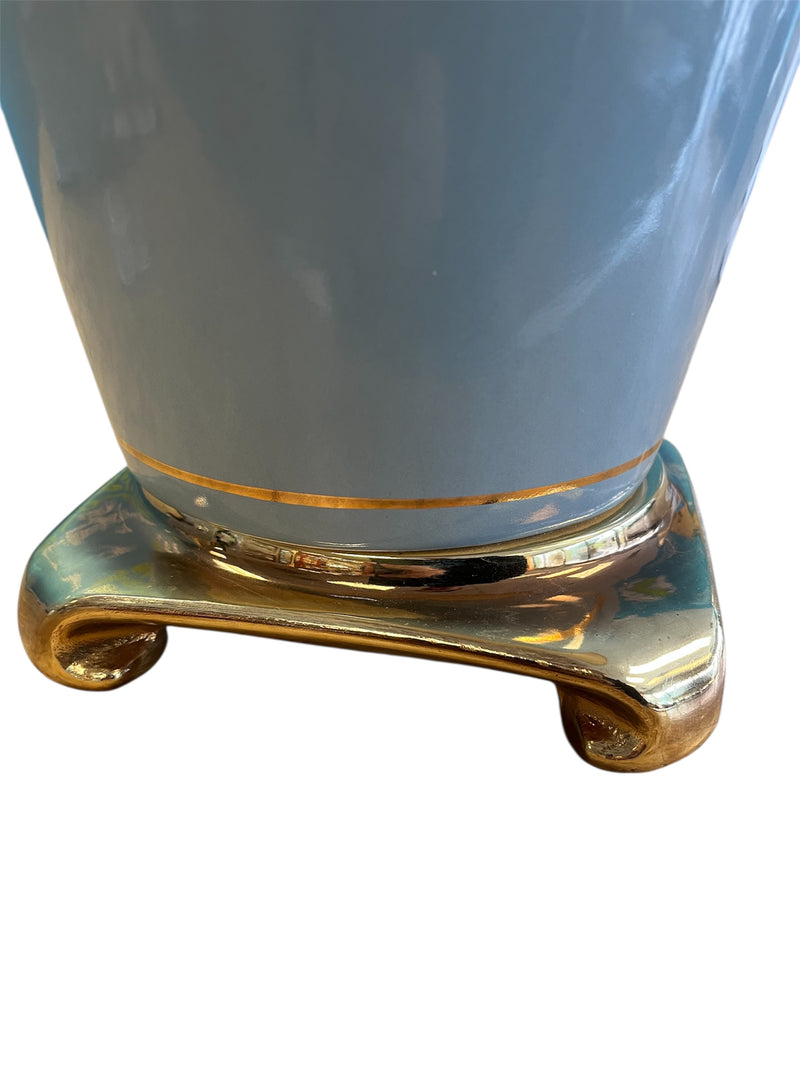 Blue Ceramic Table Lamp