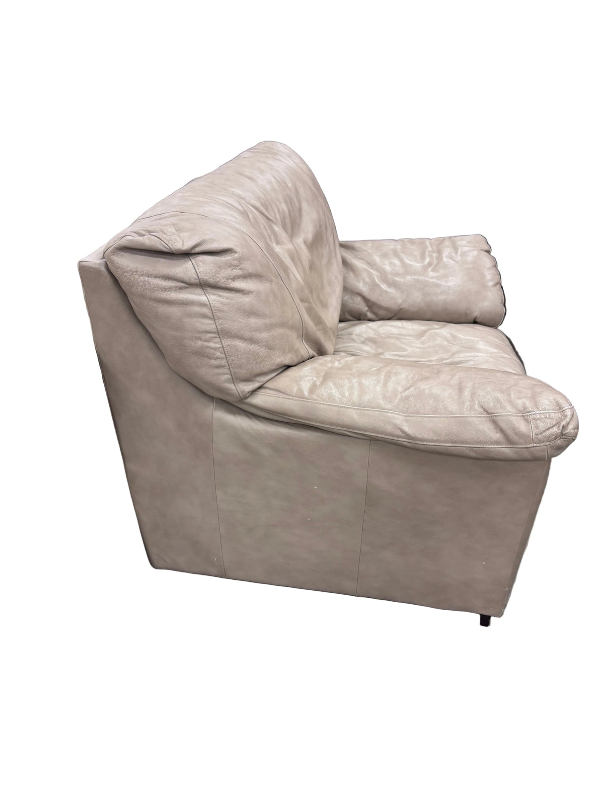 Ultra-Comfort Cream Leather Armchair