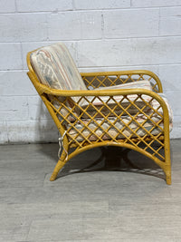 Rattan Bamboo Arm Chair