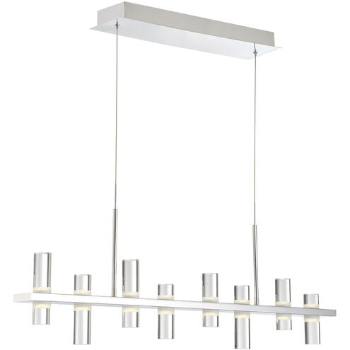 Netto 8-Light LED Chrome Chandelier in Chrome