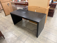 Black Solid Wood Office Desk