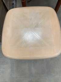 White Washed Beige Sidetable