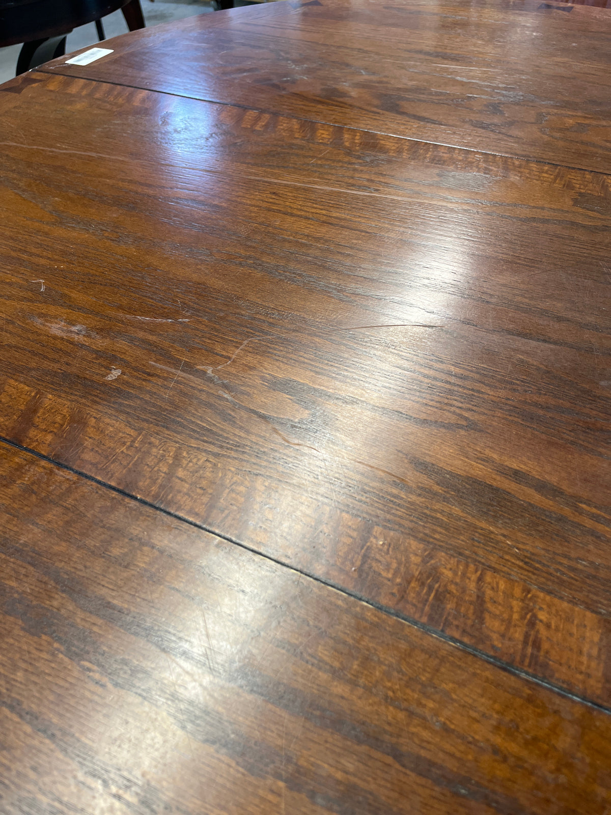 42" Diameter High Top Table w Leaf