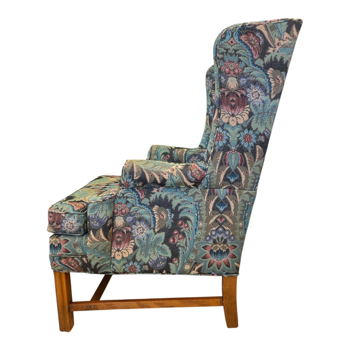 Forest Tapestry Wing Chair