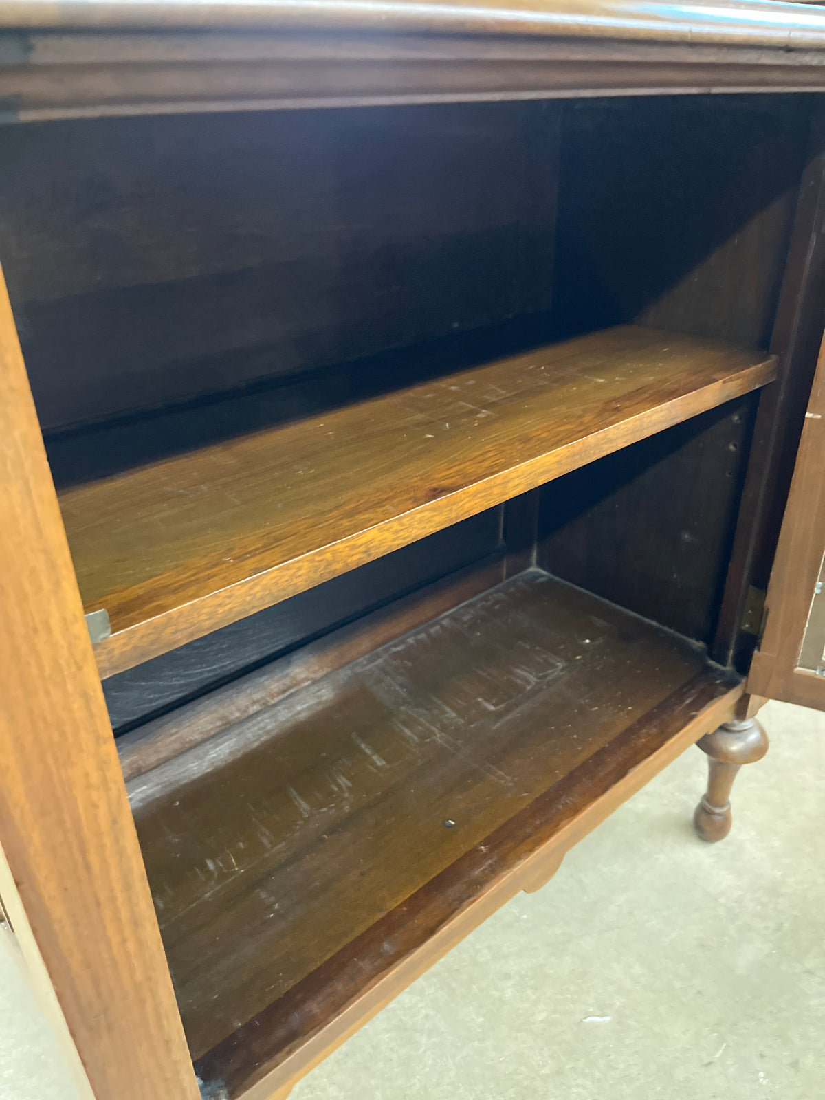 48"W Desk with Built-in Cabinets