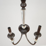 Brushed Brass Crystal Wall Sconce