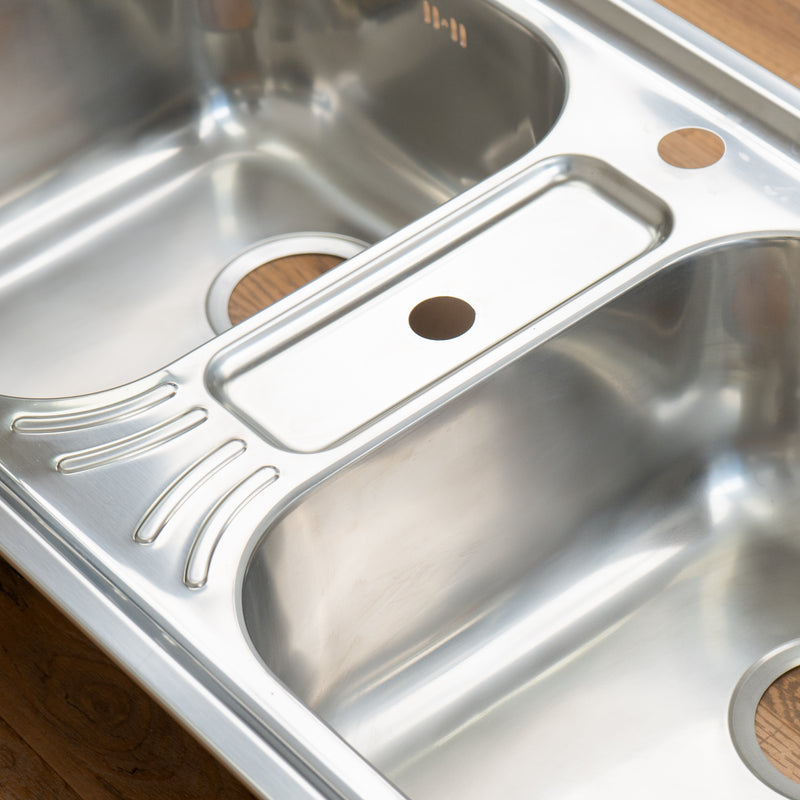 34-inch Double Bowel Stainless Steel Sink