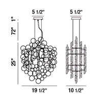 7 Light Trento Oval Chandelier