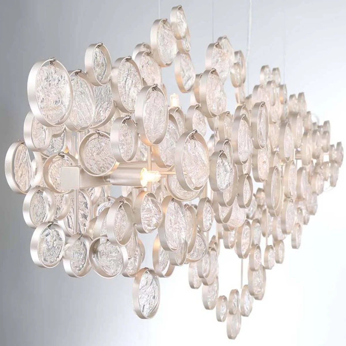 15-Light Trento Chandelier in Silver