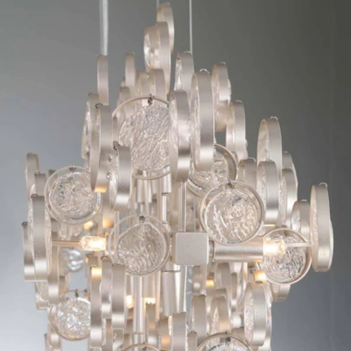 15-Light Trento Chandelier in Silver