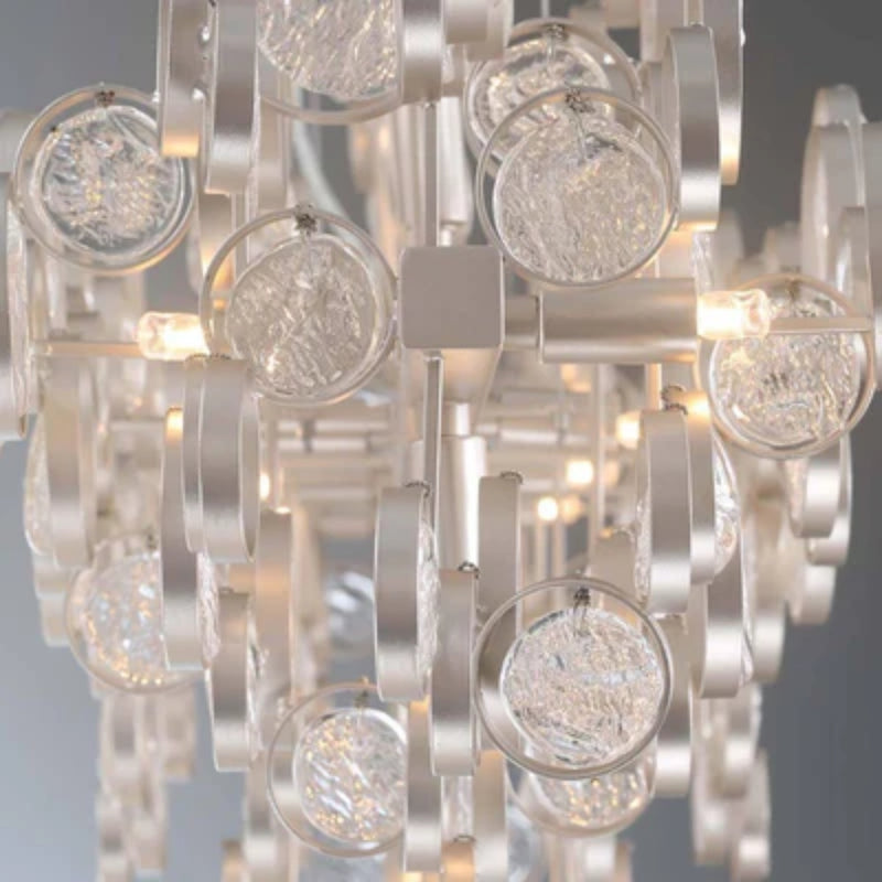 15-Light Trento Chandelier in Silver