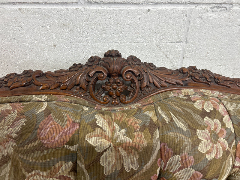 Traditional Floral Sofa