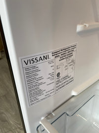 Vissani 7.1 cu. ft. Stainless Steel Refrigerator