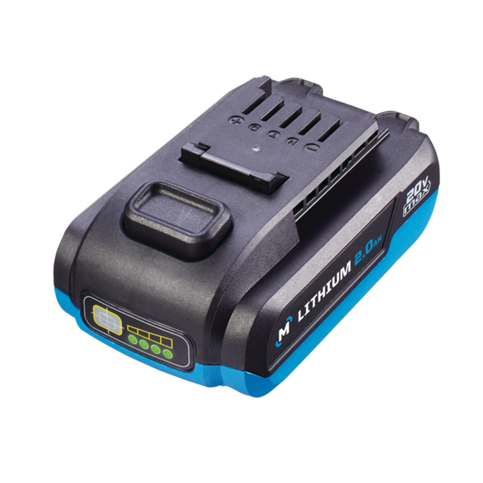 Mastercraft 20V Max Lithium Ion 2.0Ah Battery with LED Fuel Gauge For Cordless Power Tools